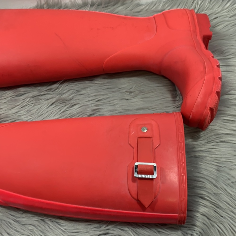 Hunter Original Stripe Tall Boot Size 5 - image 5